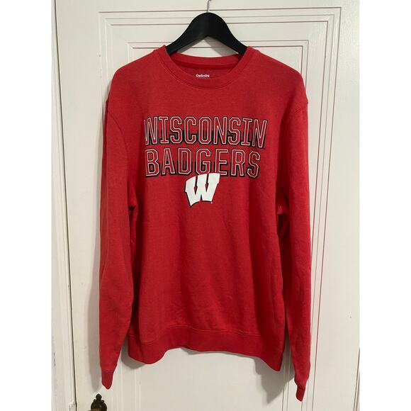 University of Wisconsin Badgers Crewneck Sweatshirt Size L - Picture 1 of 4
